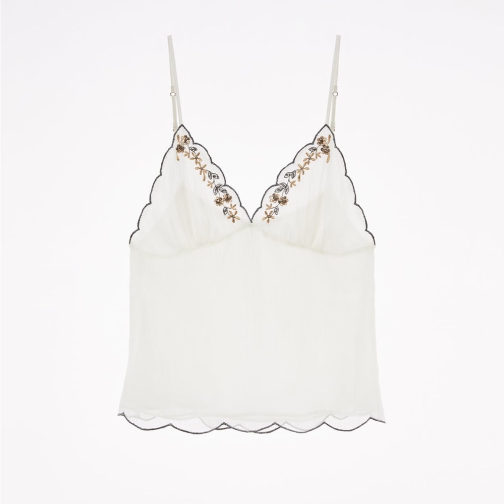 Zara sheer tank